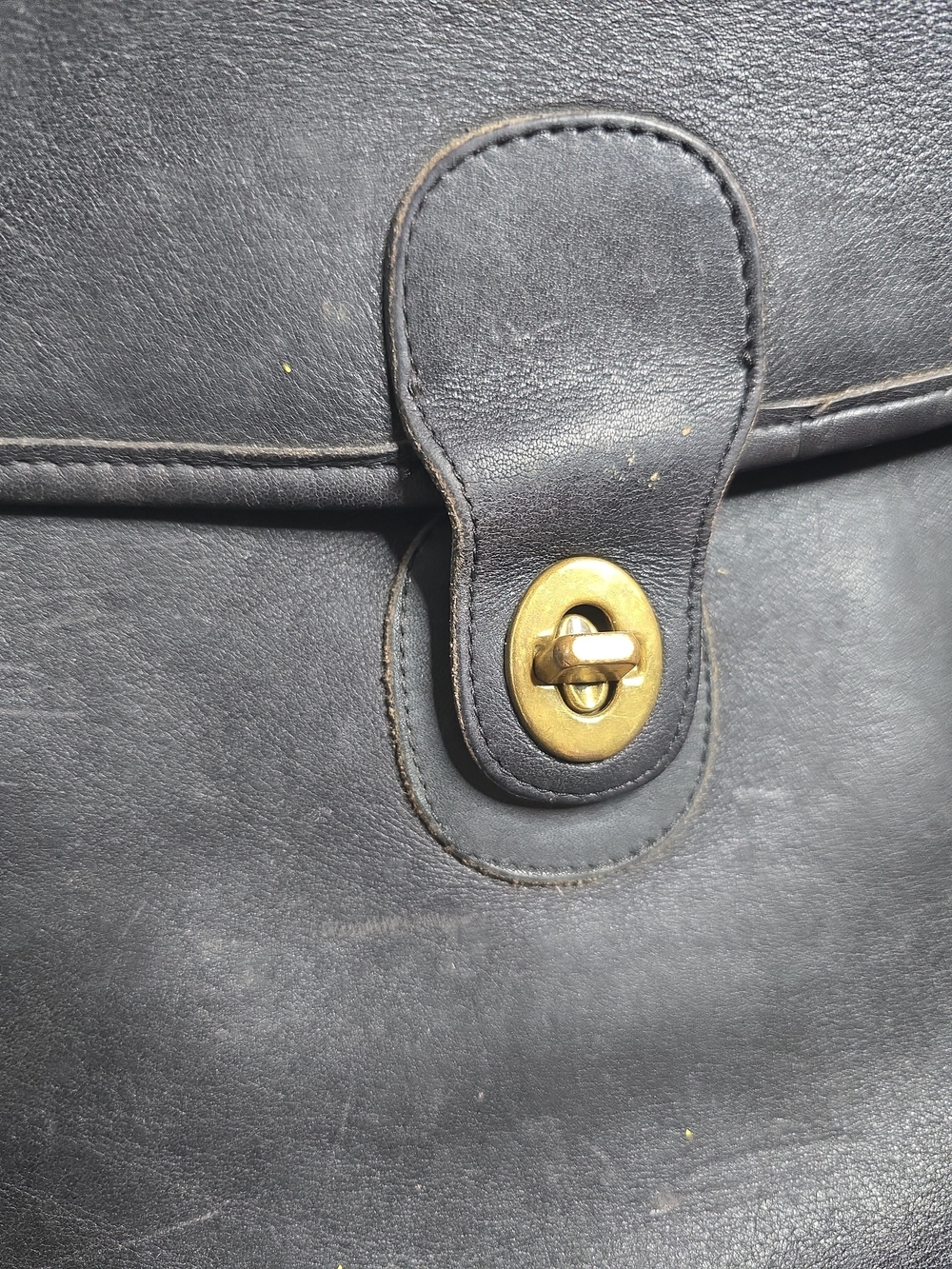 Vintage Coach Beekman Black Leather Briefcase USED READ DESCRIPTION - Picture 8 of 16